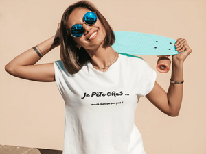 Tee Shirt Femme Blanc : Manches Courtes, Longues & Col Rond - Coton | streatozone