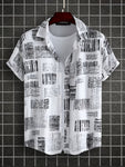 Men's Casual Short Sleeve Shirt, Male Hawaiian Shirt For Summer Beach Vacation streatozone