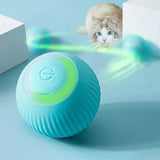 Pet Automatic Rolling Cat Toy Training Self-propelled Kitten Toy Indoor Interactive Play Electric Smart Cat Ball Toy Supplies streatozone