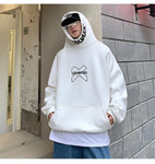 Hip Hop Hoodie Men Women Letter Print Turtleneck Sweatshirt 2023 Hot Fashion Streetwear Fleece Pullover Hoodies Clothing streatozone