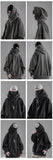 Autumn Embroidery Turtleneck Men's Hooded Sweatshirt Japanese Ninja Oversized Hoodies Hip Hop Fleece Pocket Streetwear Y2K Hoody streatozone