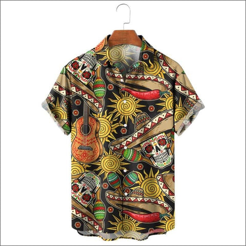 chemise hawaienne fete des morts