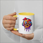 Mug à Intérieur Coloré tete de mort streatozone