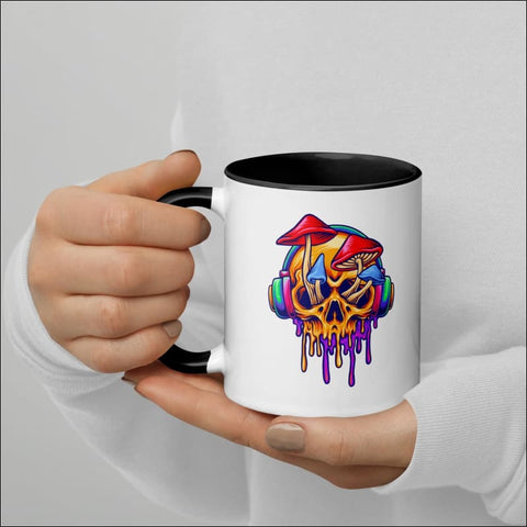 Mug à Intérieur Coloré tete de mort streatozone