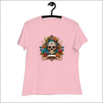 T-shirt Décontracté pour Femme Día de Muertos streatozone