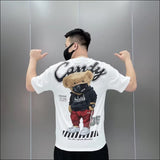 Summer Men's T Shirt Japan Fashion Harajuku Print Half Sleeves Tops Tees Men Streetwear Trend Men Clothing Cotton T Shirts Men streatozone