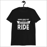 Good girl ride T-shirt Unisexe à Manches Courtes streatozone