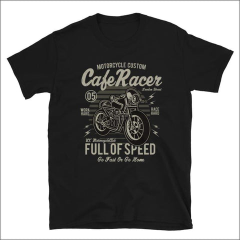 T-shirt Unisexe cafe racer full of speed streatozone